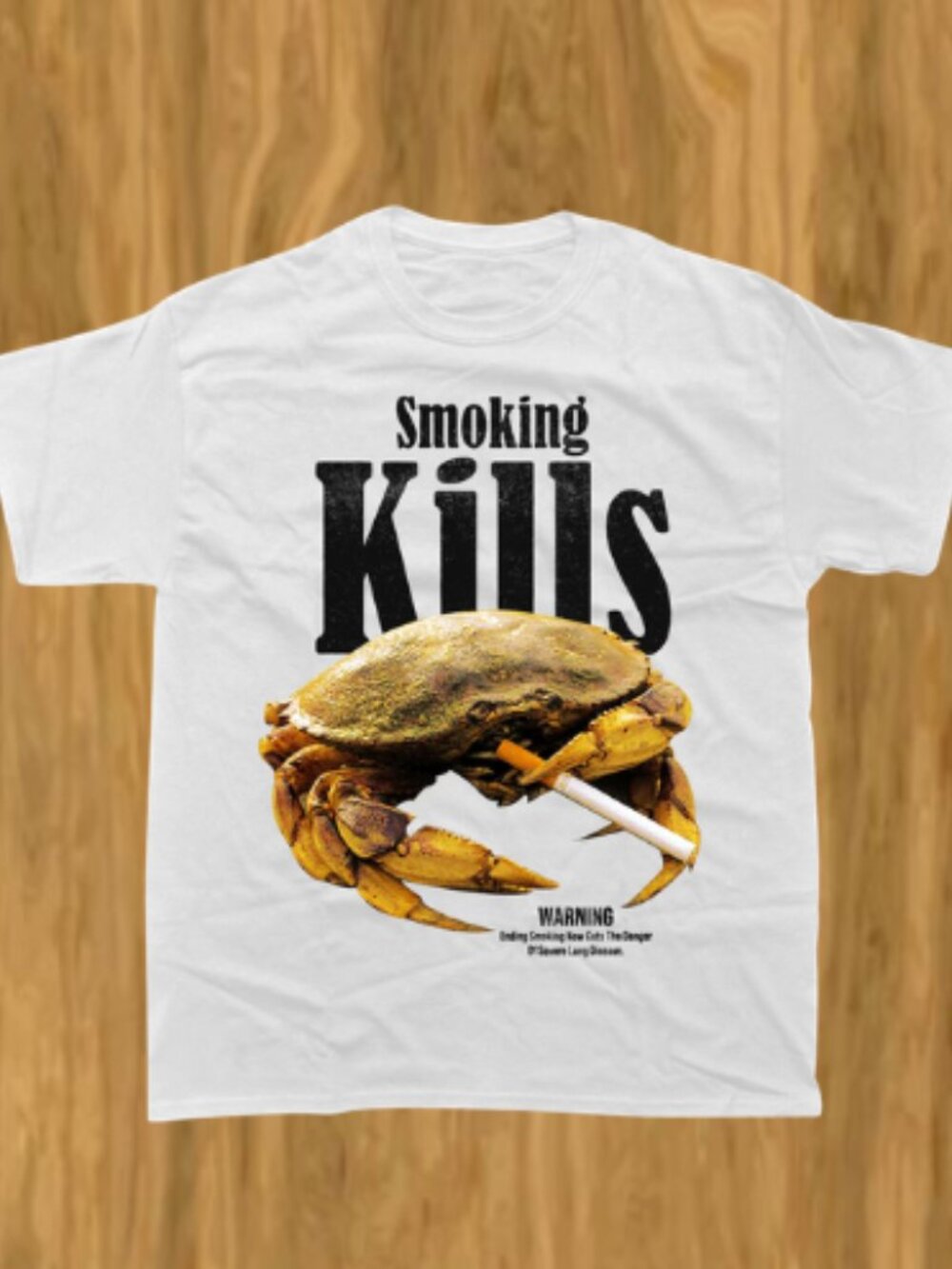 Smoking Kills Crab T-Shirt